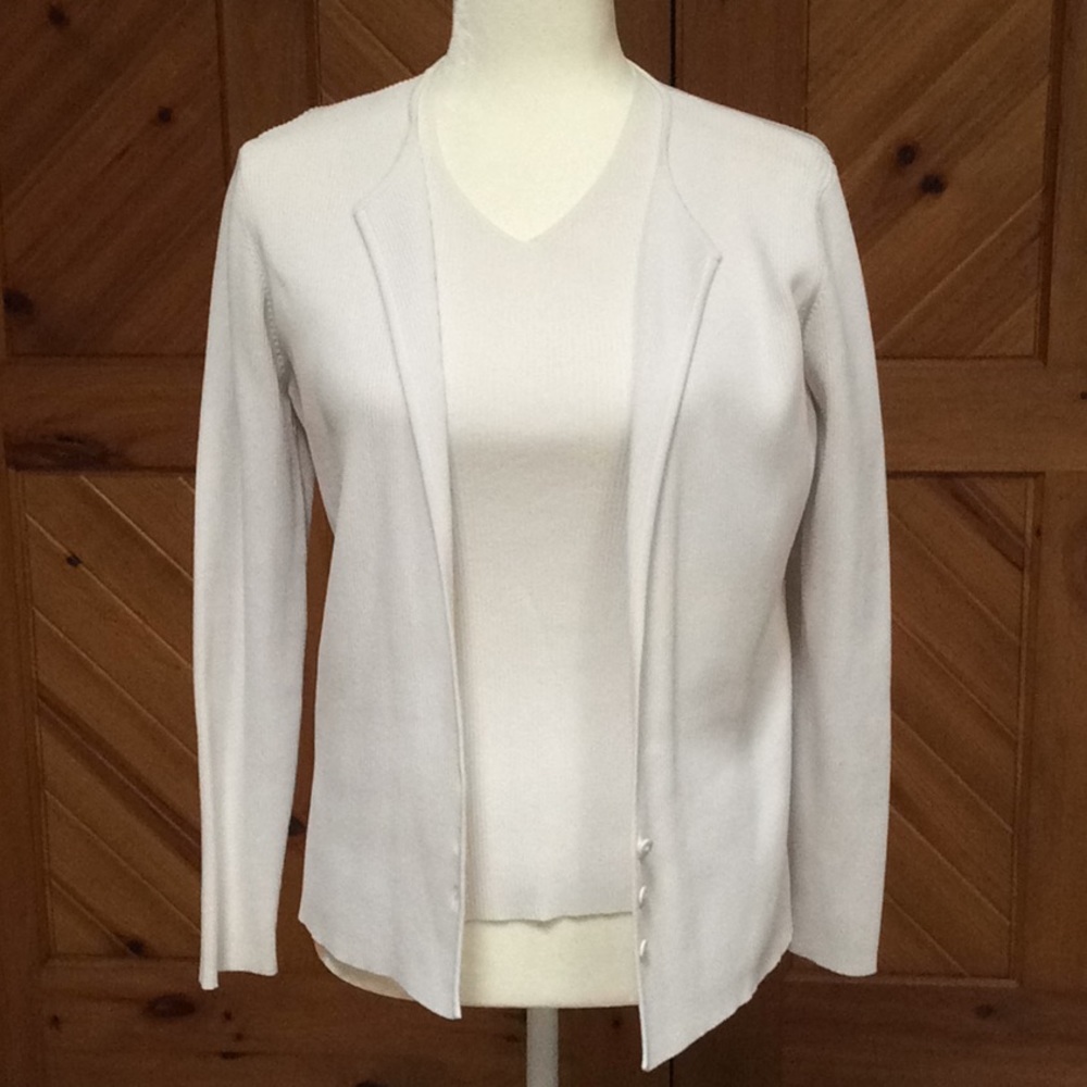 Sweater Cardigan w/Sweater Tank